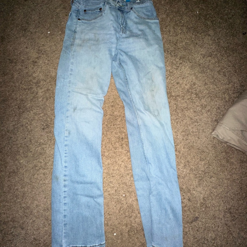 Wrangler Light Blue Straight Leg Jeans